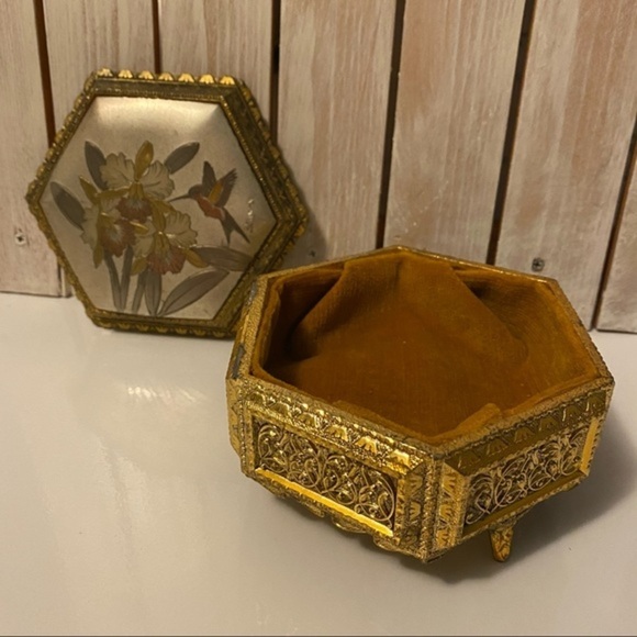 Other - Vintage Original Chokin Art Japan Hummingbird‎